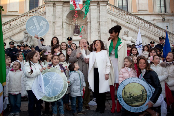 Celebrazione del decennale al Campidoglio, 2012