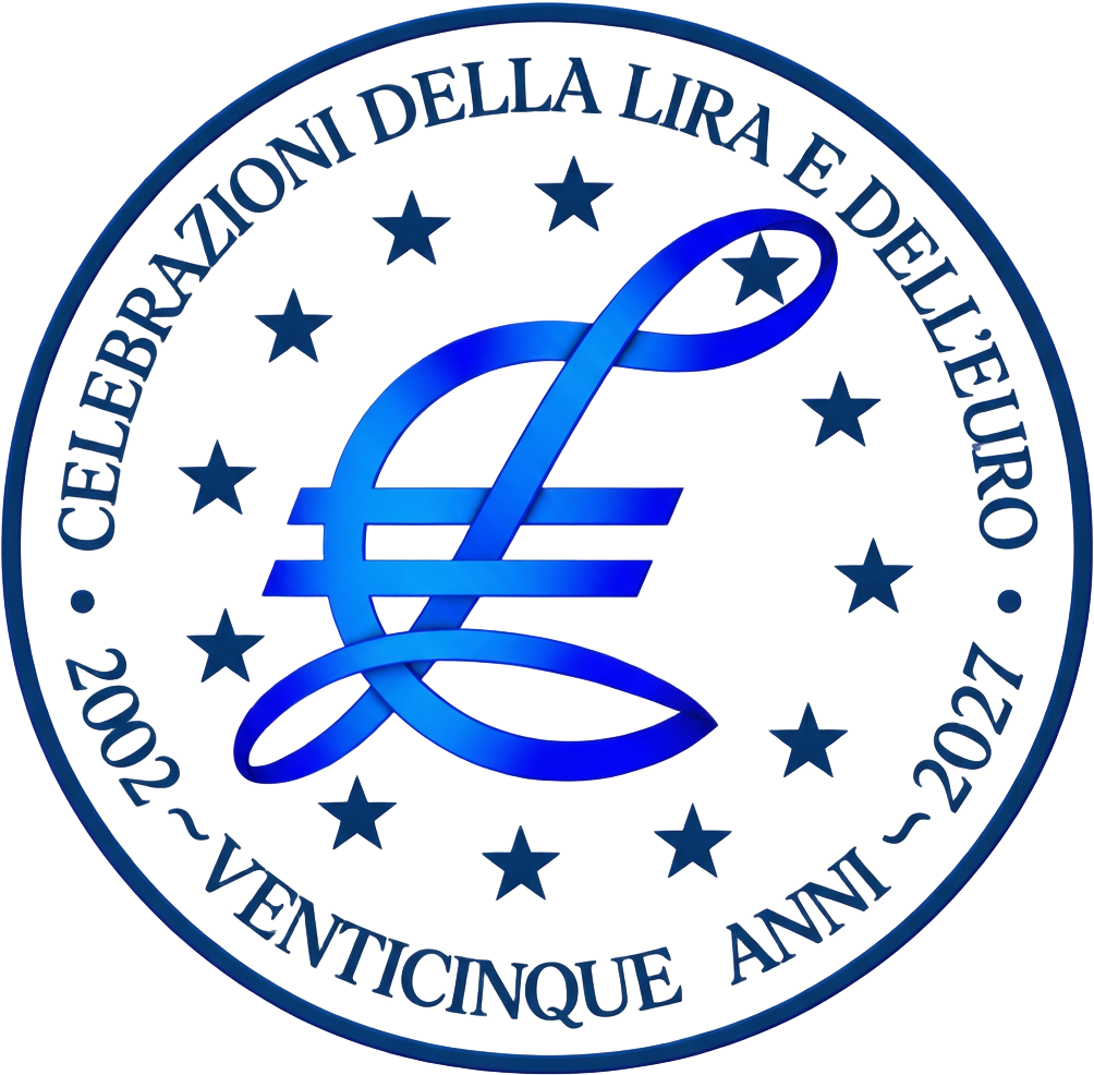 Logo ufficiale delle Celebrazioni della Lira e dell'Euro